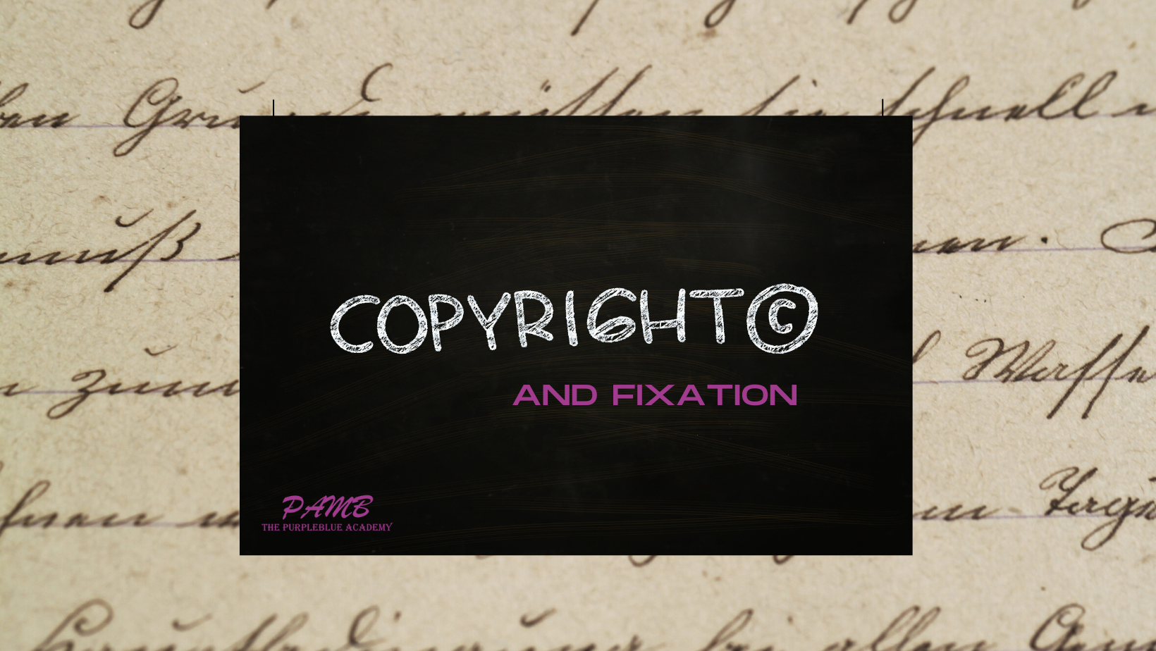 copyright and fixation